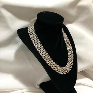 18” Woven Silver-Tone Chain Necklace